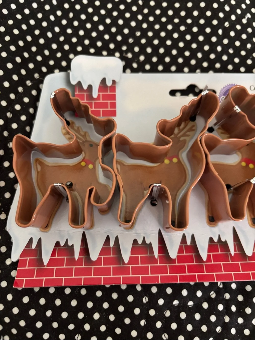 Wilton Brown Reindeer Cookie Cutter Set